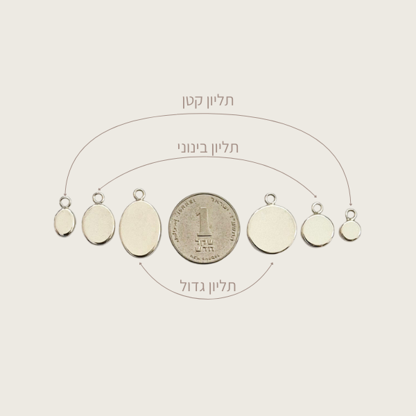 ערכה מלאה - כסף - עגול